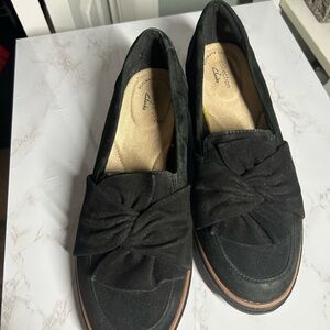 Clarks Women's Black Loafers